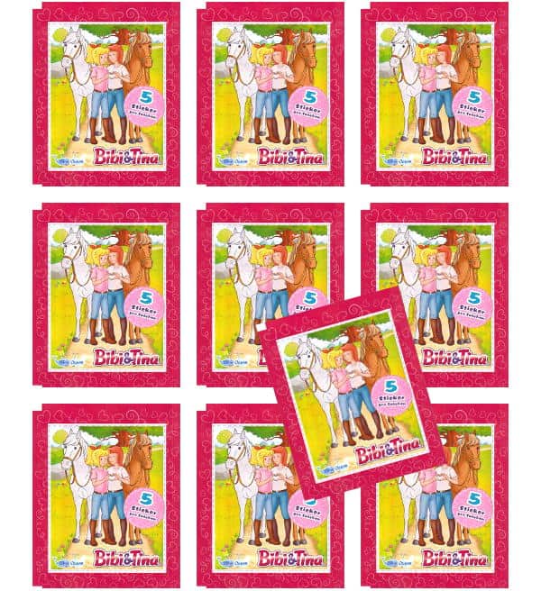 Bibi & Tina 2019 Stickers - 10 Packets