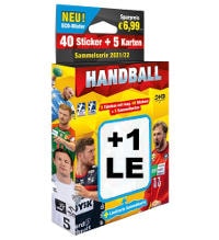 20x Tüten Saison 2021/2022 1x Sammelalbum Blue Ocean Handball Sticker 2021/22 