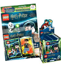 LEGO Harry Potter Serie 2 Stickers + Cards - Starter-Pack + Box with 36 Packets