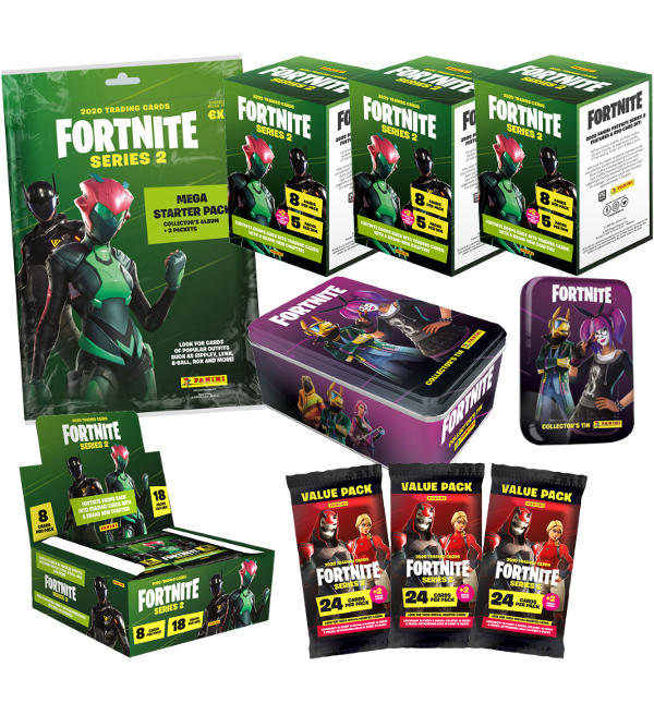 Details about   *NEW* 2020 Panini Fortnite Series 2 Value Pack 5 PACK LOT 20 Cards +2 Rares 