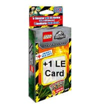 15x Booster per 5 CARDS Blue Ocean LEGO ® Jurassic World ™ Trading Cards 
