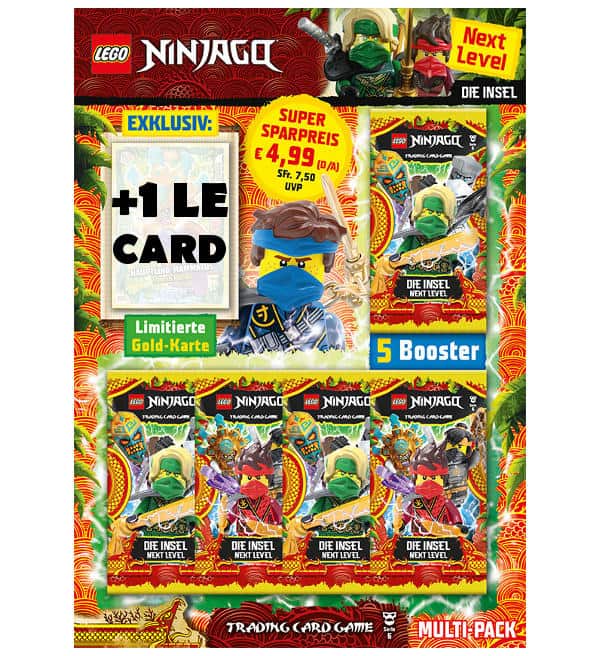 LEGO Ninjago Serie 6 NEXT LEVEL TC LE12 Mutiger Legacy Jay Limitierte Karte