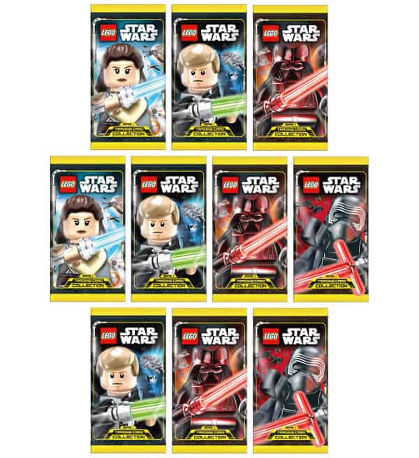 lego star wars trading card collection