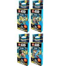 Lego Star Wars Serie 5 Jubiläums-Edition Trading Cards - All 4 Eco-Blisters
