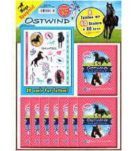 Ostwind Das grosse Finale Stickers - Multipack With 8 Packets + 20 Tattoos