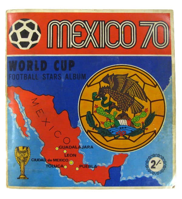 rare red back Panini World Cup 1970 WM Mexico 70 unused pick card auswählen 