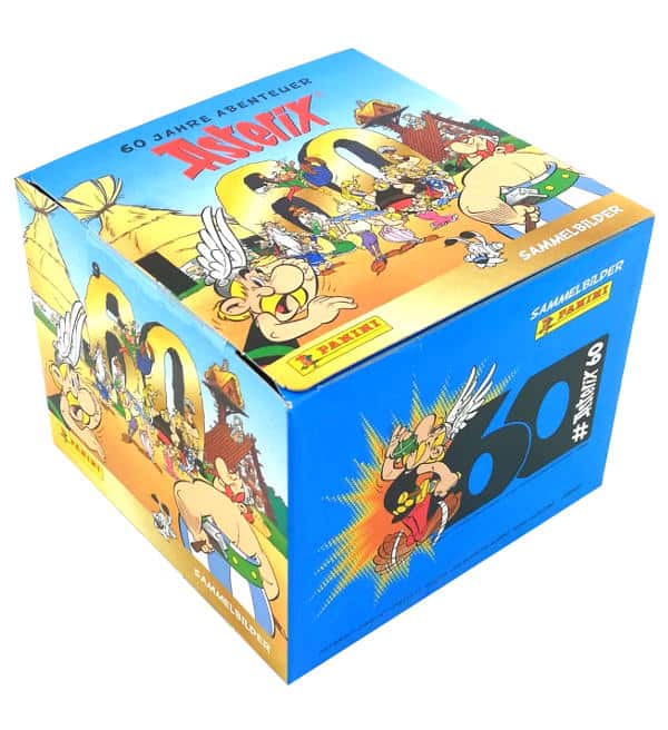 Asterix 60 Years Adventures Stickers - Box With 50 Packets