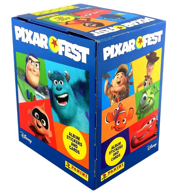 Panini Pixar Fest Sticker + Cards Box With 36 Packets, Stickerpoint