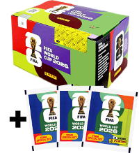 Panini FIFA World Cup 2026 Stickers - Box With 100 Packets + 6 DFB Special Stickers