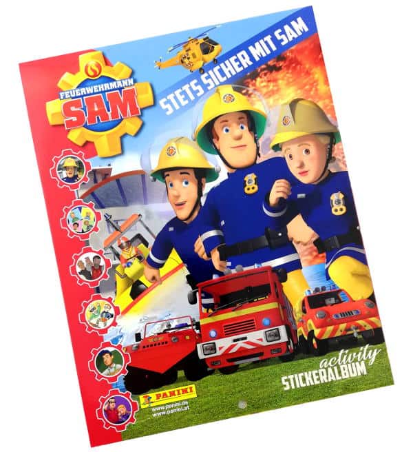 10 Packets Packs of Fireman Sam Stickers Panini 2017 Kids Reward Praise 