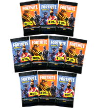 Fortnite MEGA STARTER-SET Sammelordner PANINI 9909 Sammelkarten 4 Booster 