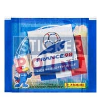 Panini World Cup France 98 Packet - Unopened With 5 original Stickers