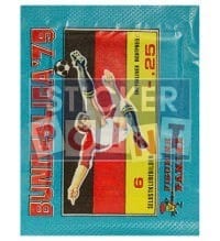 Panini Fussball 79 Packet - original With 6 Stickers