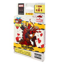 Panini Marvel Deadpool Stickers & Cards - Eco-Blister (=7 Packets + 1 LE Card)