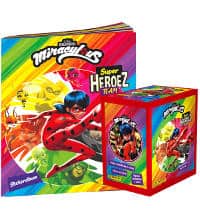 Panini Miraculous Super Heroez Team Sticker + Cards - Album + Box