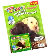 G055 Panini Amici Cucciolotti  Mission Tierfreunde Sondersticker Nr 