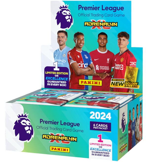 Panini Premier League 2024 Adrenalyn XL Box With 36 Packets, Stickerpoint