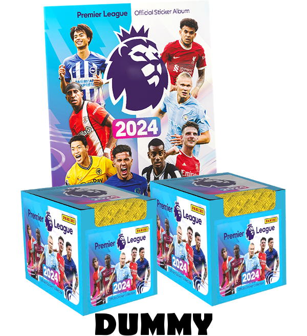 Panini Premier League 2024 Stickers Album + 2 Boxes (=100 Packets), Stickerpoint