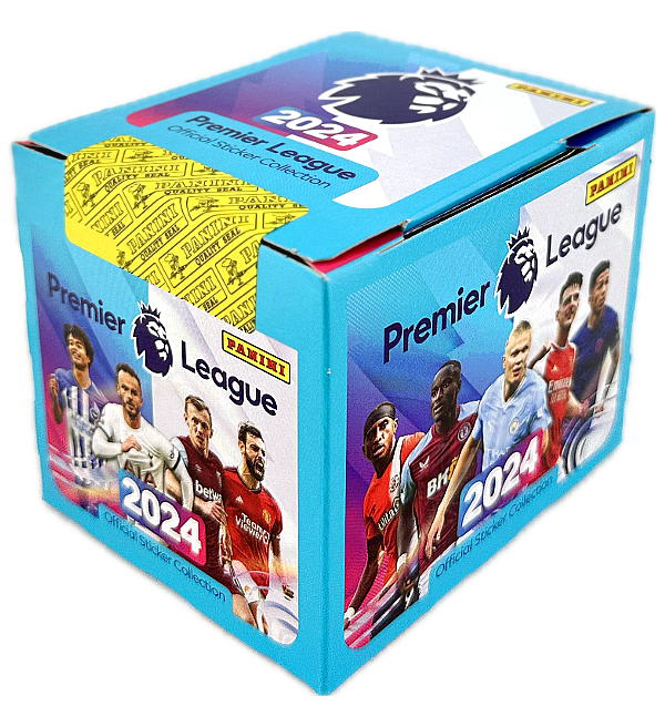 Panini Premier League 2024 Stickers Box With 50 Packets, Stickerpoint