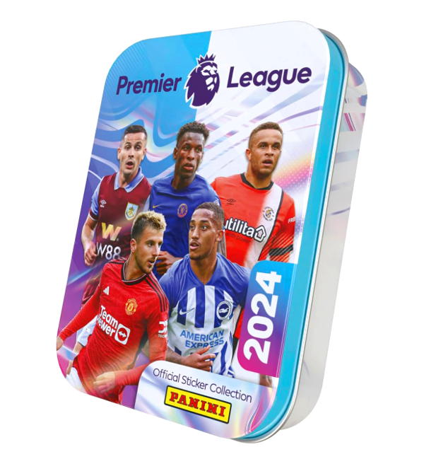 Panini Premier League 2024 Stickers Pocket Tin With 10 Packets (=50