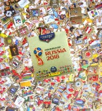 Panini WM 2018 Russia Worldcup Sammelbilder Sticker-rosa,einzeln zu kaufen-neu 
