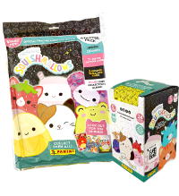 Panini Squishmallows Trading Cards 2025 - Starter Pack + Box With 24 Packets