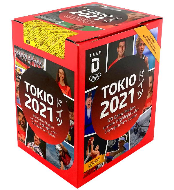 Panini Team Deutschland - Tokio 2021 Stickers - Box With 36