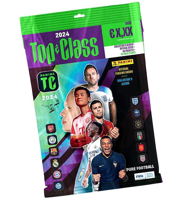 Panini Top Class 2024 Trading Cards Mega Starter Pack, Stickerpoint