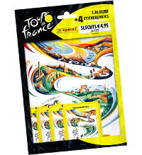 Panini Tour de France 2024 Stickers - Starterset - Album + 4 Packets