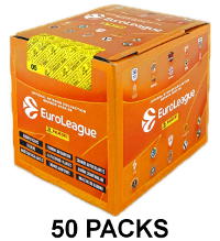 Panini Turkish Airlines EuroLeague 2025-26 Stickers - 1 Box (=50 Packets)