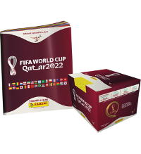 Panini World Cup 2022 Qatar Stickers - Album + Box with 100 Packets
