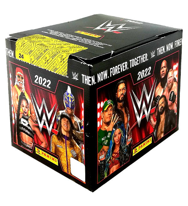 Panini WWE 2022 Stickers 1 Box (=36 Packets), Stickerpoint