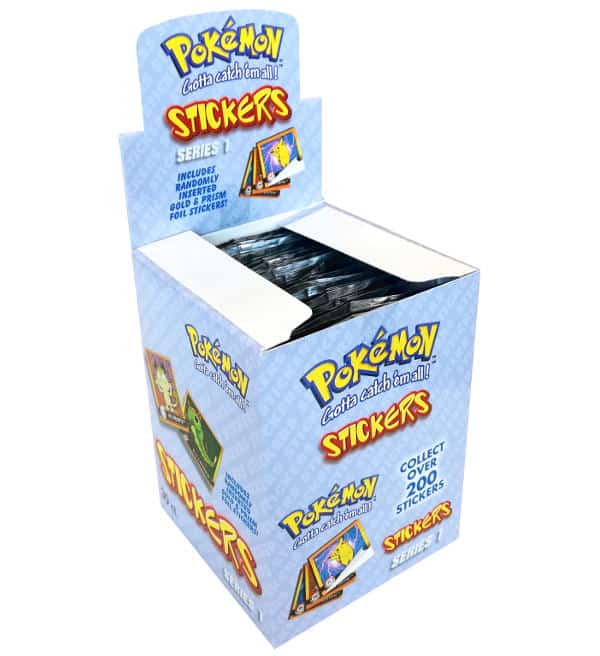600 Sticker 60 Tüten Pokemon ArtBox Sticker Serie 2 x Display