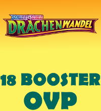 Pokemon Schwert & Schild - Drachenwandel - 18 Packets