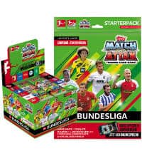 Topps Bundesliga Match Attax 2020/21 - Starterpack + Box With 36 Packets