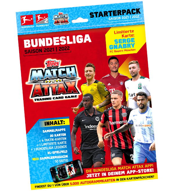 Topps Match Attax Bundesliga 2021/22-10 Booster