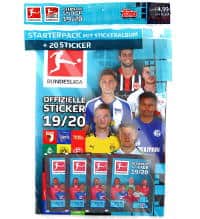 180 Tüten 19/20 Topps Bundesliga Sticker Saison 2019/2020 5 x Displays 