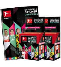 Bundesliga Sammel Sticker 2020 2021 20/21-1 Album 48 Sticker 10 Tüten 