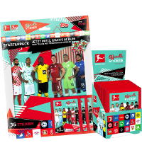 Bundesliga Sammel Sticker 2020 2021 20/21-1 Album 10 Tüten 48 Sticker 