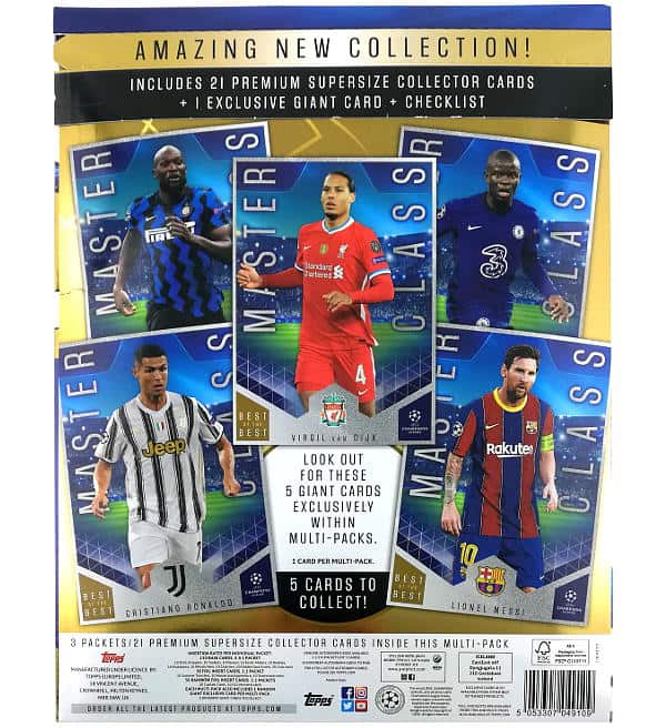 Topps UEFA Champions League Stickers 2020//21 Multi-Pack