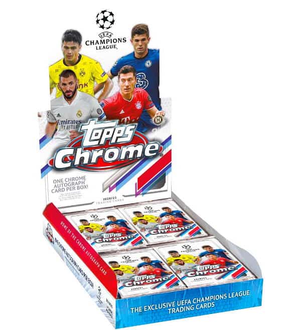 Topps Champions League CHROME Soccer 2020/21 - Hobby Box, Stickerpoint