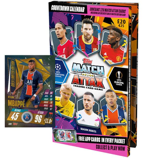 Topps Champions League Match Attax 2020/21 Advent Calendar, Stickerpoint