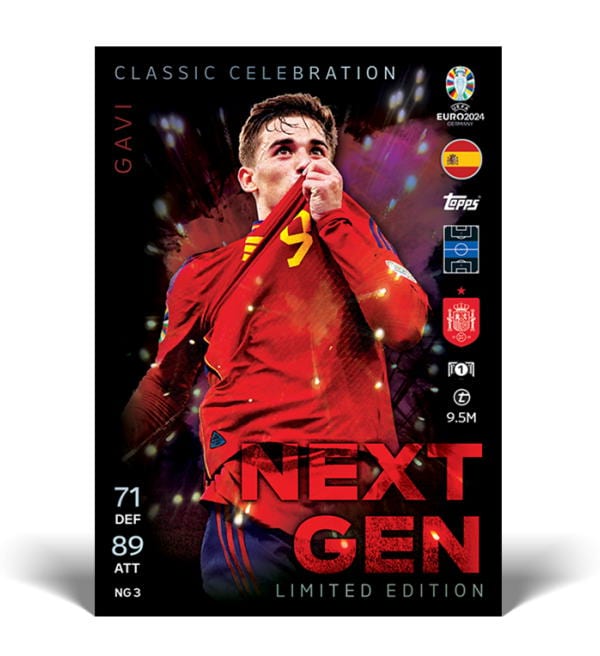 Topps EURO 2024 Match Attax Trading Cards Mega Tin Set, Stickerpoint