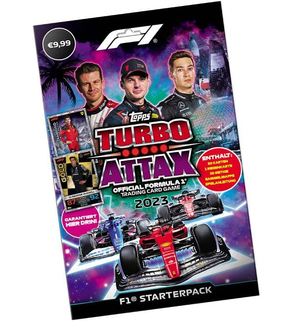 Topps F1 Turbo Attax 2023 Trading Cards Starterpack, Stickerpoint