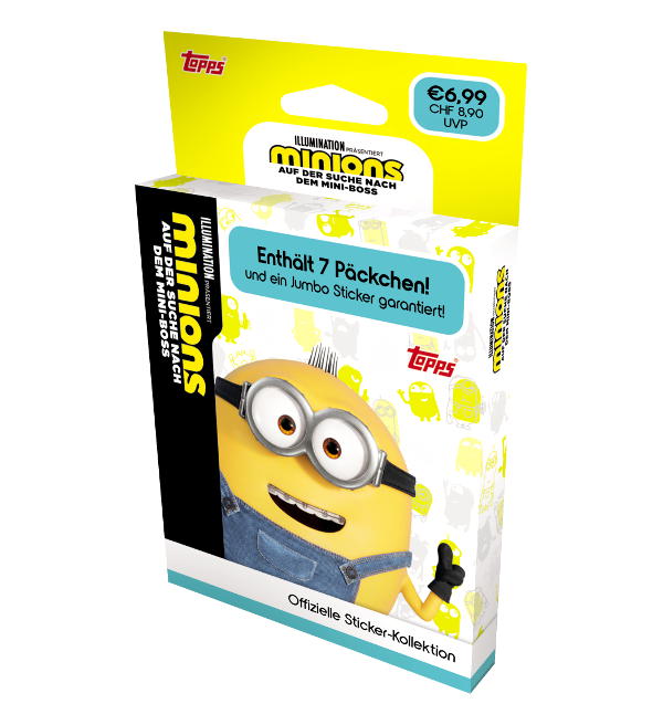 Topps Minions - The Rise of Gru Stickers - Eco-Blister