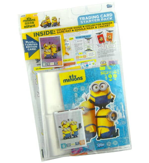 NEW SEALED PACKS 2015 MINIONS THE MOVIE JUMBO TRADING CARDS LOT OF 6 