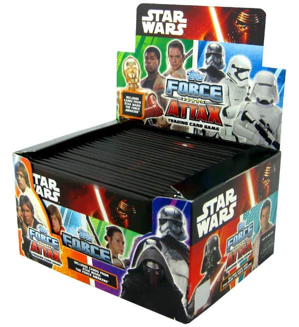 topps force attax trading card game star wars