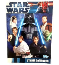 TOPPS 50 gemischte Sticker Sammelsticker Star Wars Universe 