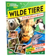 National Geographic Kids Wilde Tiere - Stickeralbum