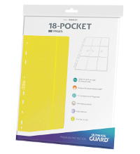 UG 18-Pocket Side-Loading Supreme Pages Yellow - 10 Pcs